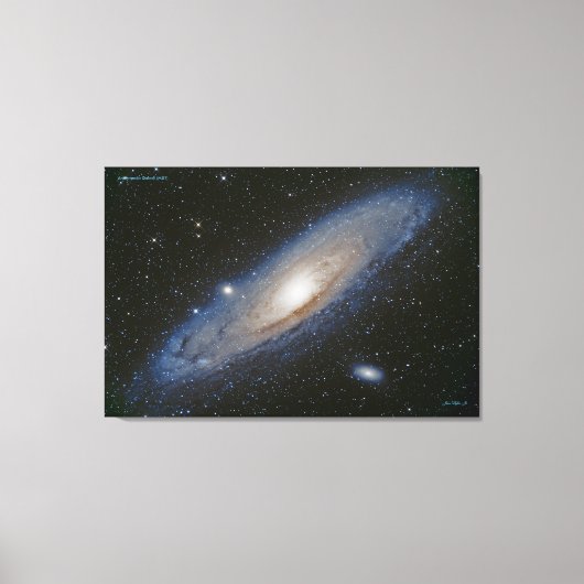Andromeda Galaxy (M31) - onderscheiden Canvas (Voorkant)
