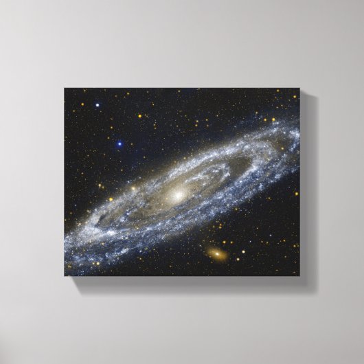 Andromeda galaxy milky way cosmos universum canvas afdruk (Voorkant)