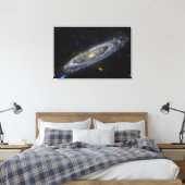 Andromeda galaxy milky way cosmos universum canvas afdruk (Insitu (Slaapkamer))