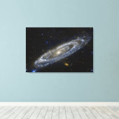 Andromeda galaxy milky way cosmos universum canvas afdruk (Insitu (Houten vloer))