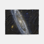 Andromeda galaxy milky way cosmos universum fleece deken (Voorkant (Horizontaal))