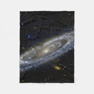Andromeda galaxy milky way cosmos universum fleece deken