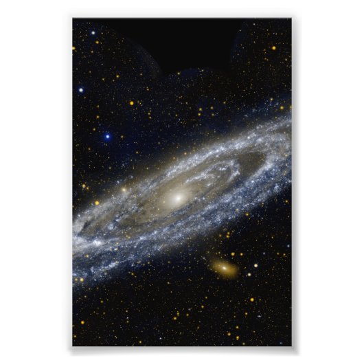 Andromeda galaxy milky way cosmos universum foto afdruk (Voorkant)