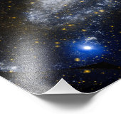 Andromeda galaxy milky way cosmos universum foto afdruk (Hoek)