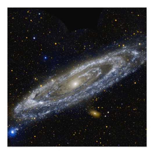 Andromeda galaxy milky way cosmos universum foto afdruk (Voorkant)