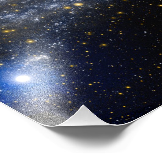 Andromeda galaxy milky way cosmos universum foto afdruk (Hoek)