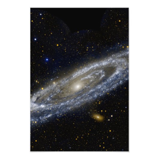 Andromeda galaxy milky way cosmos universum foto afdruk (Voorkant)