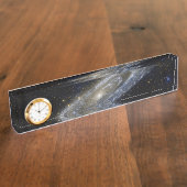 Andromeda galaxy milky way cosmos universum naambordje (Zijkant)