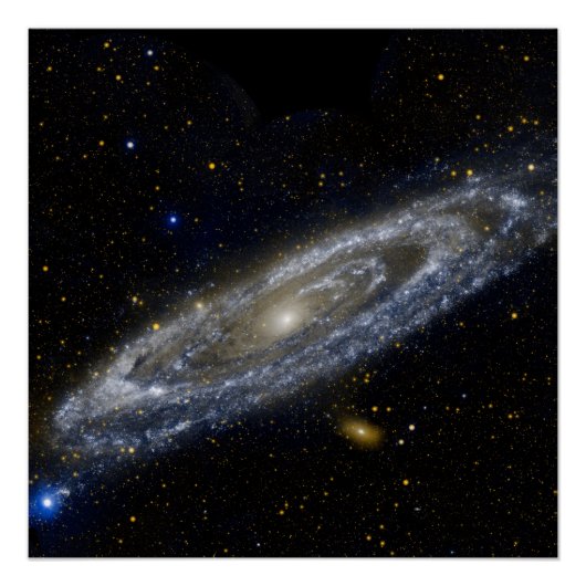 Andromeda galaxy milky way cosmos universum perfect poster (Voorkant)