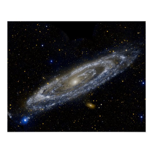 Andromeda galaxy milky way cosmos universum perfect poster (Voorkant)