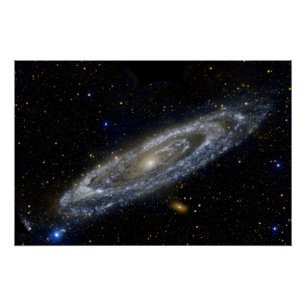 Andromeda galaxy milky way cosmos universum perfect poster