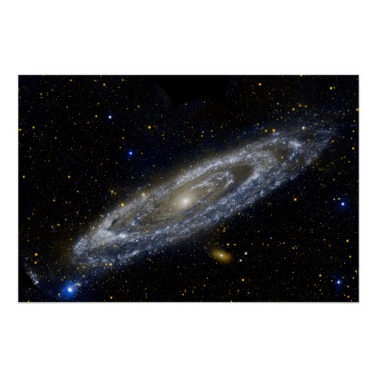Andromeda galaxy milky way cosmos universum perfect poster (Voorkant)