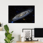 Andromeda galaxy milky way cosmos universum poster (Thuiskantoor)