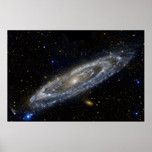 Andromeda galaxy milky way cosmos universum poster