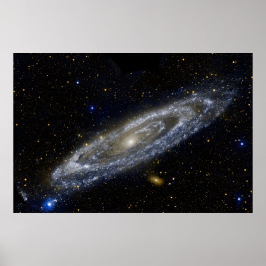 Andromeda galaxy milky way cosmos universum poster (Voorkant)