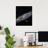 Andromeda galaxy milky way cosmos universum poster (Thuiskantoor)