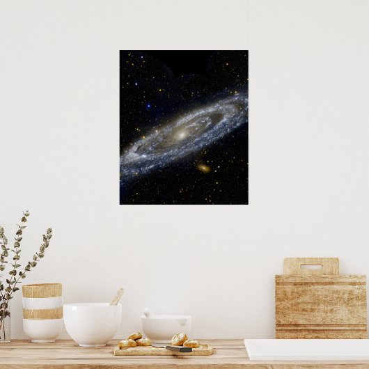 Andromeda galaxy milky way cosmos universum poster (Keuken)