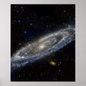 Andromeda galaxy milky way cosmos universum poster (Voorkant)