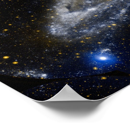 Andromeda galaxy milky way cosmos universum poster (Hoek)