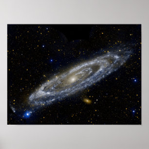 Andromeda galaxy milky way cosmos universum poster