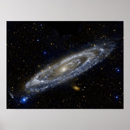 Andromeda galaxy milky way cosmos universum poster (Voorkant)