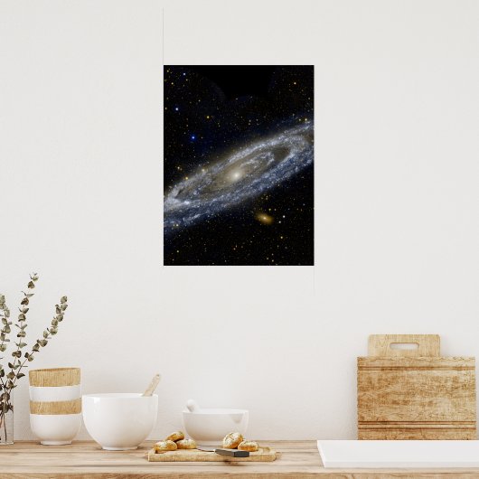 Andromeda galaxy milky way cosmos universum poster (Keuken)