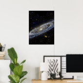 Andromeda galaxy milky way cosmos universum poster (Thuiskantoor)