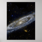 Andromeda galaxy milky way cosmos universum poster (Voorkant)
