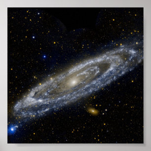 Andromeda galaxy milky way cosmos universum poster