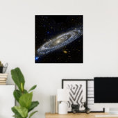 Andromeda galaxy milky way cosmos universum poster (Thuiskantoor)