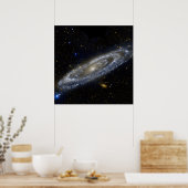 Andromeda galaxy milky way cosmos universum poster (Keuken)