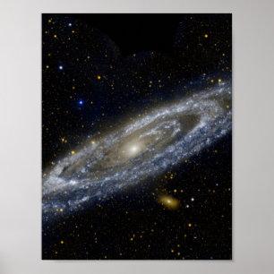 Andromeda galaxy milky way cosmos universum poster