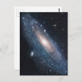 andromeda galaxy milky way kosmos universum briefkaart (Voorkant / Achterkant)