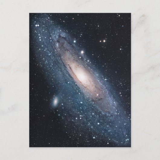 andromeda galaxy milky way kosmos universum briefkaart (Voorkant)