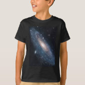 andromeda galaxy milky way kosmos universum t-shirt (Voorkant)