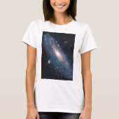 andromeda galaxy milky way kosmos universum t-shirt (Voorkant)