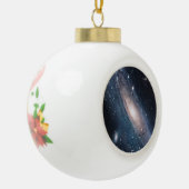 Andromeda Galaxy Milky Way Stars Universe Bell Keramische Bal Ornament (Links)