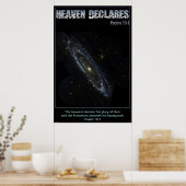 Andromeda Galaxy Poster / Afdruk (Keuken)