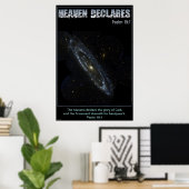 Andromeda Galaxy Poster / Afdruk (Thuiskantoor)
