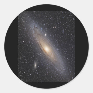 Andromeda Galaxy Ronde Sticker