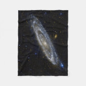 Andromeda Galaxy Starry Sky Fleece Deken (Voorkant)