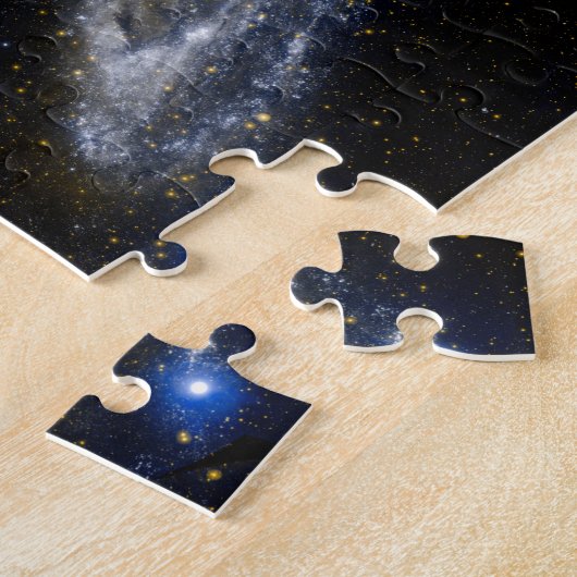 Andromeda Galaxy Starry Sky Legpuzzel (Zijkant)