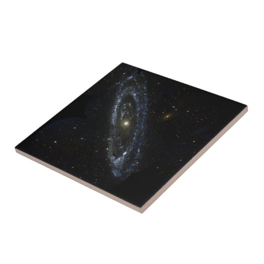 Andromeda Galaxy Tile. Tegeltje (Zijkant)