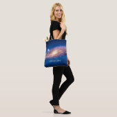Andromeda Galaxy Tote Bag (Op model)