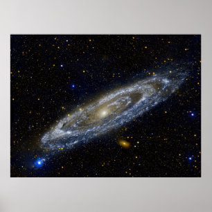 Andromeda Galaxy Ultraviolet Uitzicht, ZGOS Poster