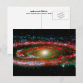 Andromeda Gallaxy Briefkaart (Voorkant / Achterkant)