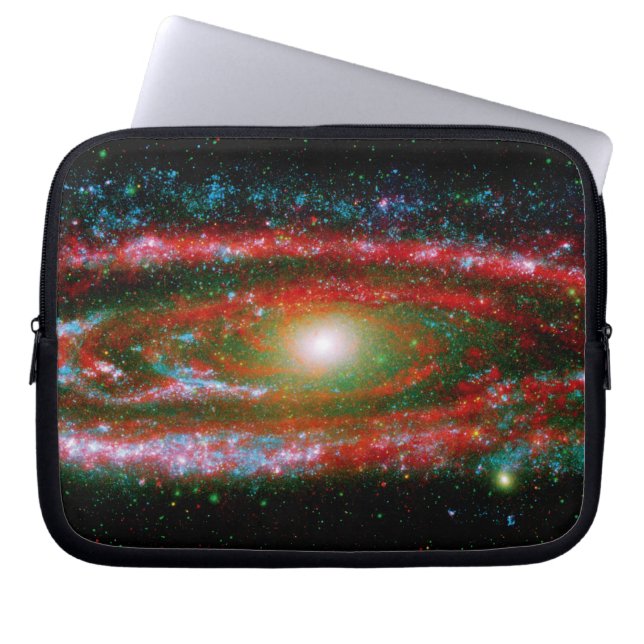 Andromeda Gallaxy Laptop Sleeve (Voorkant)