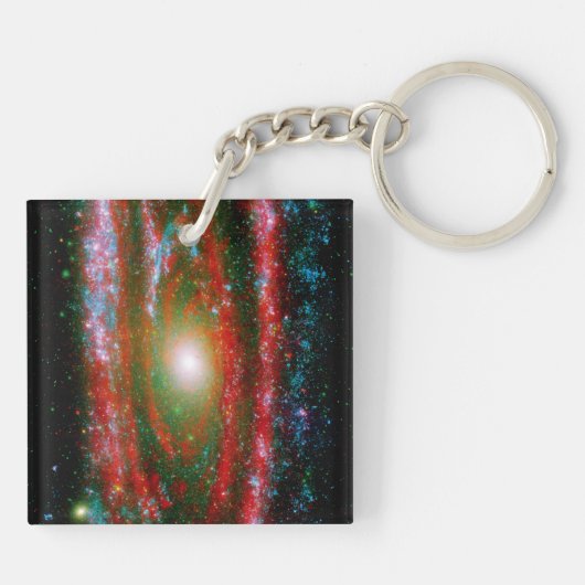 Andromeda Gallaxy Sleutelhanger (Achterkant)