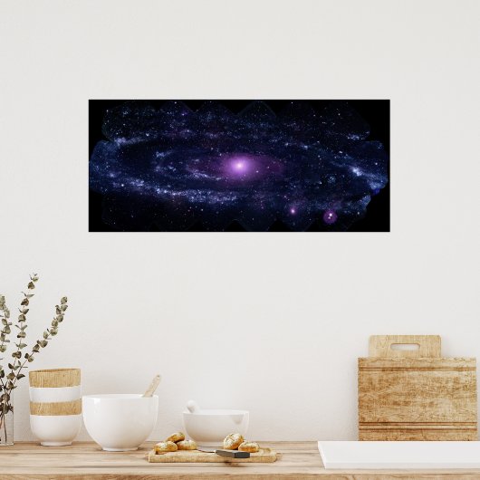 Andromeda in Ultraviolet Poster (Keuken)
