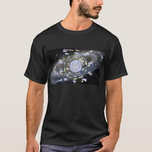 Andromeda Kaart -- Starquest T-shirt (Voorkant)